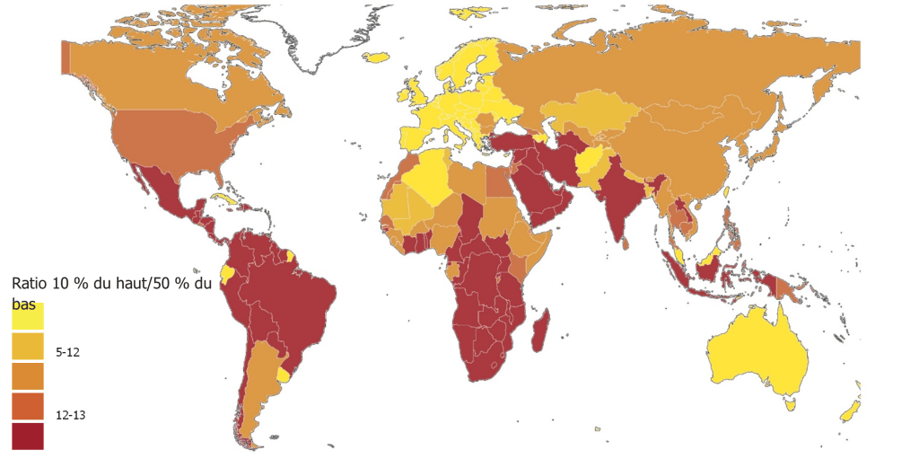 Les inégalités dans le monde